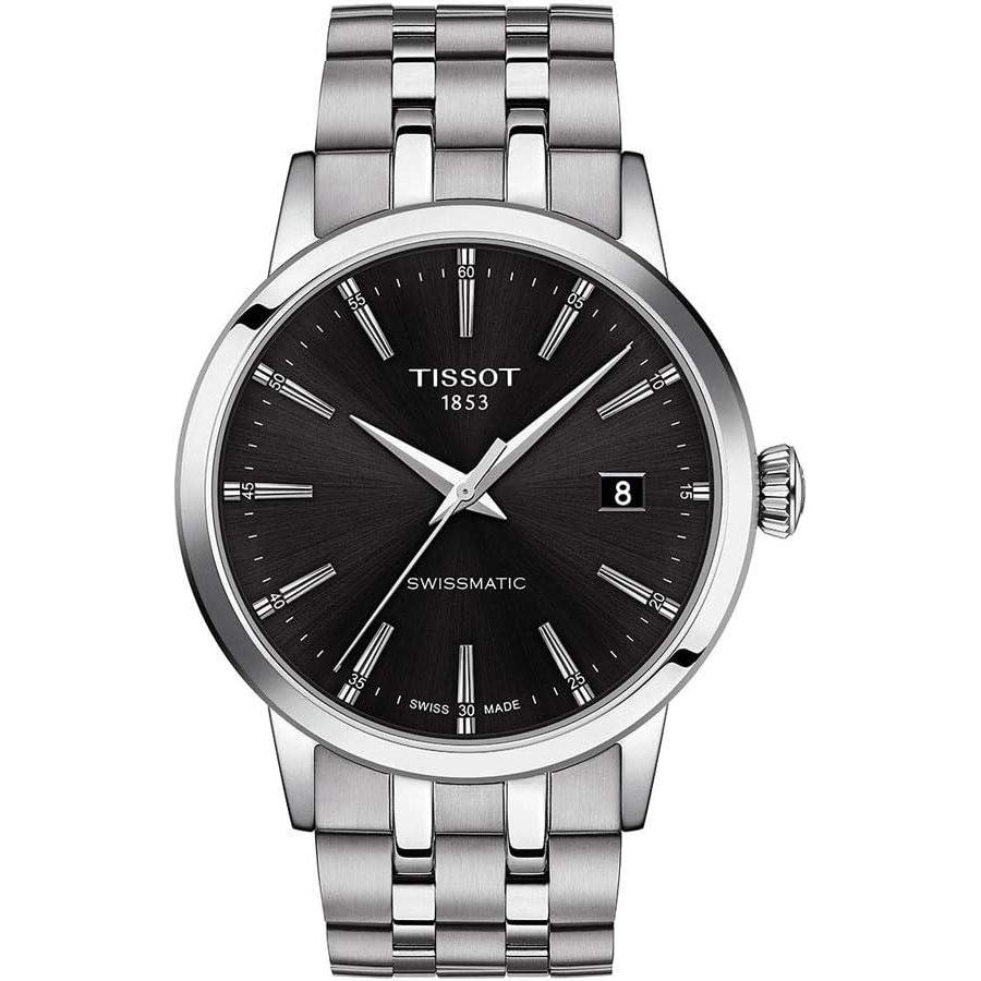 imageTissot mens Classic Dream Stainless Steel Dress Watch Grey T1294071105100