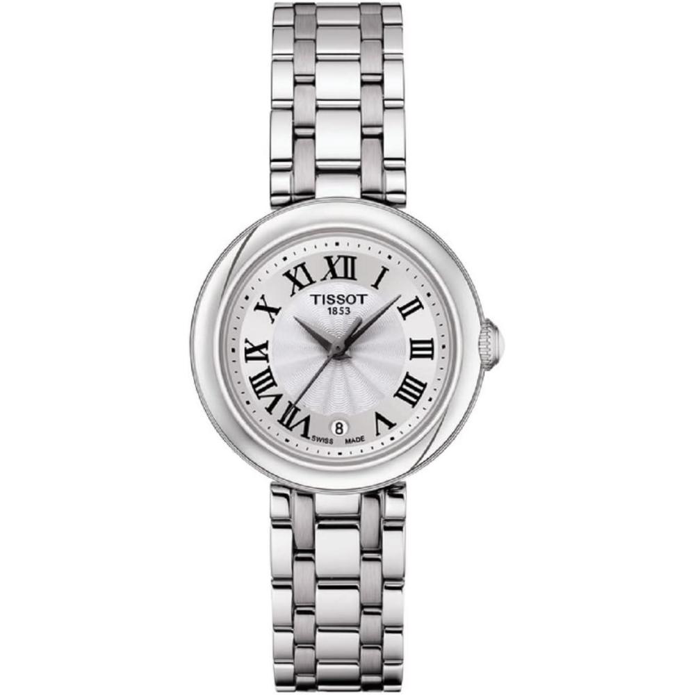 imageTissot womens Bellissima 316L stainless steel case Dress Watch Grey T1260101101300