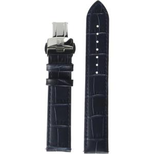 Tissot Leather Blue Watch Strap, 19 (Model: T852032781)