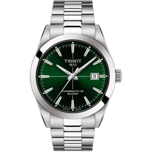 Tissot Men’s Gentleman Auto Swiss Automatic Dress Watch with Stainless Steel Strap(Grey)