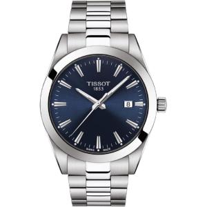 Tissot Mens Gentleman Stainless Steel Dress Watch Grey(Grey)