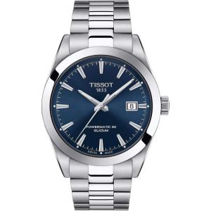 Tissot Mens Gentleman Stainless Steel Dress Watch(Grey)