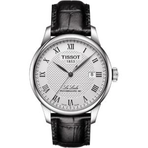 Tissot Men’s Le Locle Stainless Steel Dress Watch(Black)