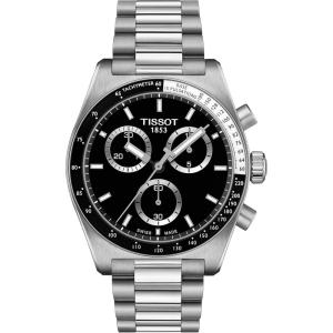 Tissot Mens PR516 Chronograph 316L Stainless Steel case Quartz Watches, Grey, Stainless Steel, 20 (T1494171105100)