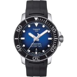 Tissot Men’s Seastar 660/1000 Stainless Steel Casual Watch(Black)