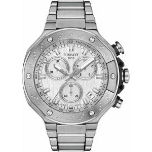 Tissot Mens T-Race Chronograph 316L Stainless Steel case Quartz Watches, Grey, Stainless Steel, 13.95 (T1414171103100)