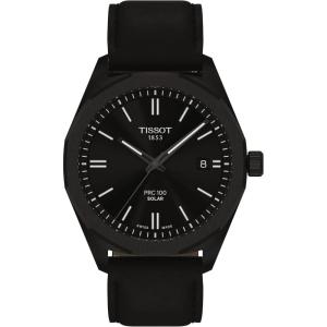 Tissot PRC 100 Solar 39mm Watch for Men(Black)