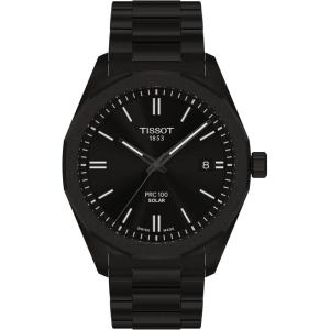 Tissot PRC 100 Solar, Black, 39mm Watch for Men, T1514223305100
