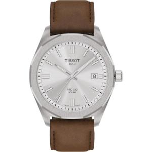Tissot PRC 100 Solar, Silver, 39mm Watch for Men, T1514221603100