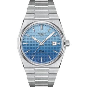 Tissot PRX Powermatic 80 40mm, Swiss Automatic Watch for Men, Stainless Steel case, Blue Gradient Dial, T1374071135101