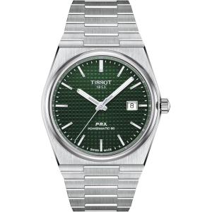 Tissot PRX Powermatic 80, Swiss Automatic Watch for Men, Stainless Steel case, Green DIal, (T1374071109100)