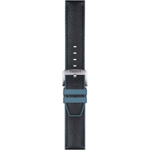 Tissot T852046785 22mm Lug Black Leather Strap