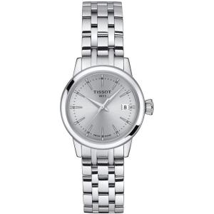 Tissot Womens Classic Dream Lady 316L Stainless Steel case Quartz Watch, Grey, Stainless Steel, 14 (T1292101103100)