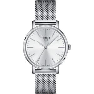 Tissot Womens Everytime Lady 316L Stainless Steel case Quartz Watch, Grey, Stainless Steel, 16 (T1432101101100)