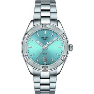 Tissot Womens PR 100 Lady Sport Chic Swiss Quartz Watch, Grey, Stainless Steel, 18 (T1019101135100)