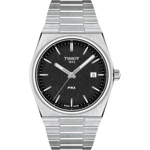 Tissot mens PRX 316L stainless steel case Dress Watch Grey T1374101105100