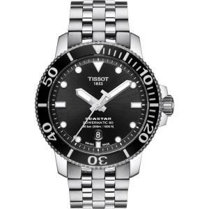 Tissot mens Seastar 660/1000 Stainless Steel Casual Watch Grey T1204071105100